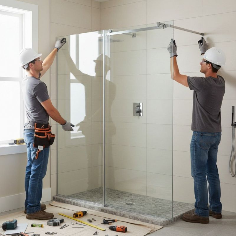 Glass Shower Door Replacement in Alpharetta, GA