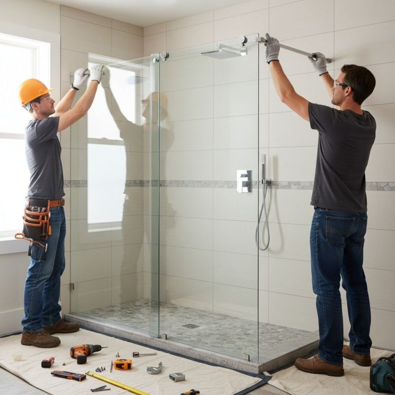 Shower Door Installation in Arvada, CO