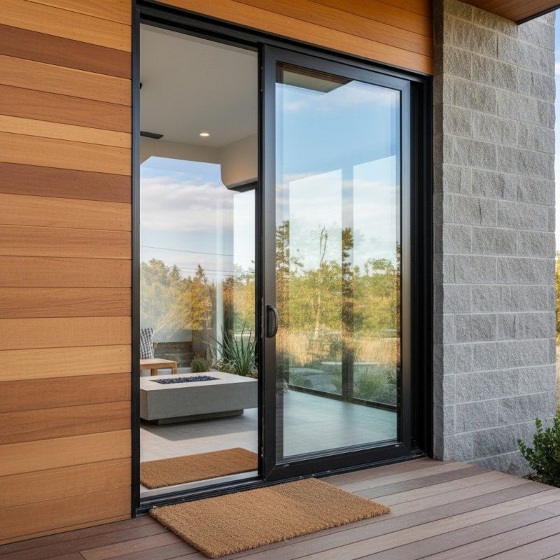Wood Sliding Door Installation in Kansas City, KS